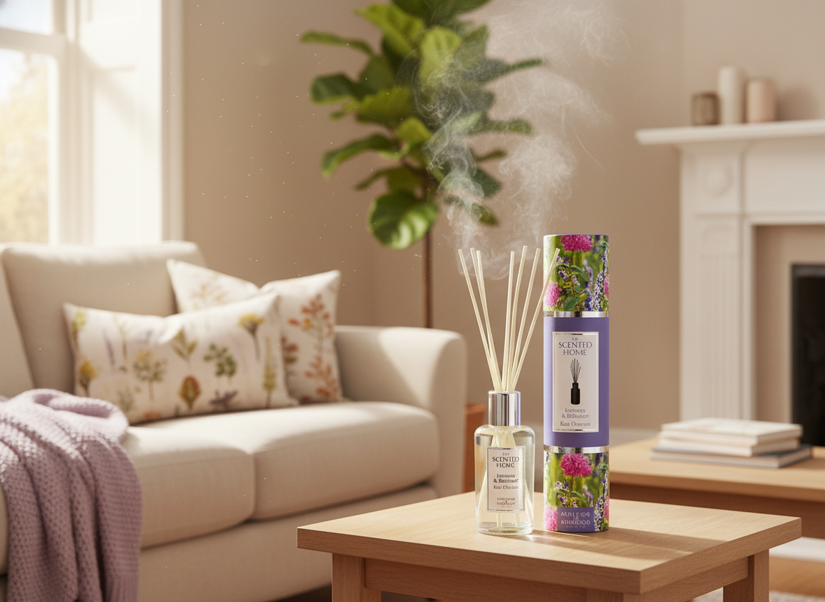 Difuzér THE SCENTED HOME - LAVENDER & BERGAMOT 150 ml