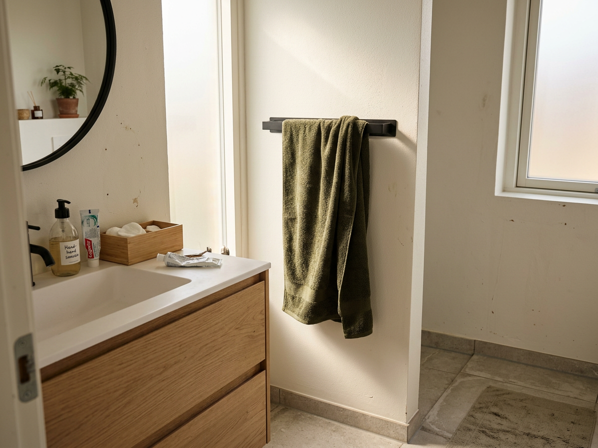 Bambusový ručník 50x100 cm Olive - Elegantní a Ekologický