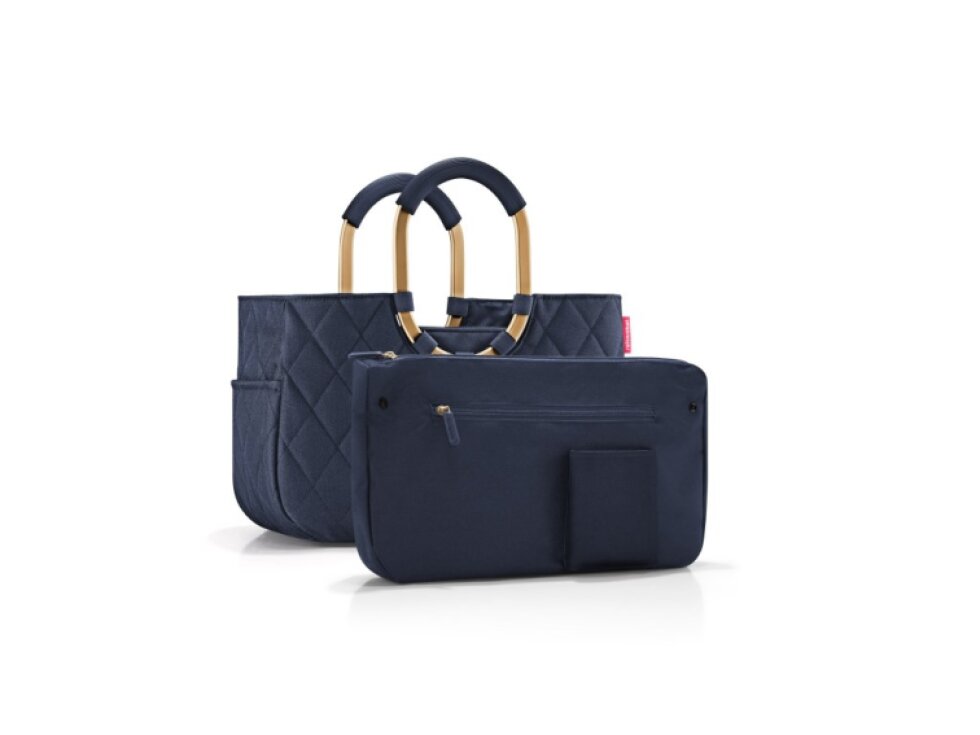 Reisenthel Loopshopper M - Elegantní Taška Rhombus Midnight Gold
