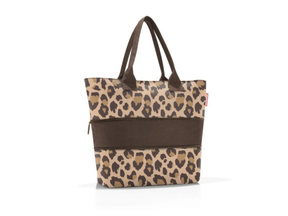 Reisenthel SHOPPER e1 taška leo macchiato, rozšiřitelná 12-18 l