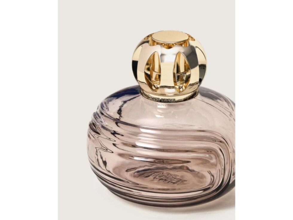 Skleněná katalytická lampa Enigma 390 ml hnědá