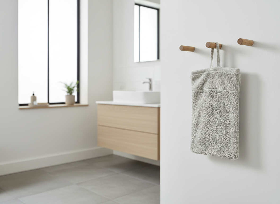 Bambusová žínka 15 x 20 cm silver grey