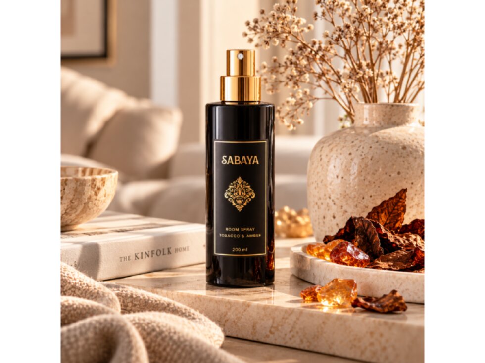 Osvěžovač vzduchu TOBACCO & AMBER 200 ml – SABAYA