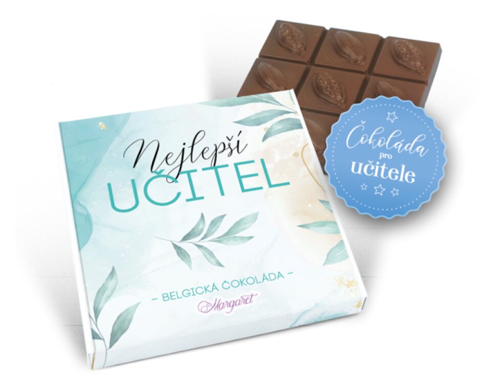 Belgická mléčná čokoláda 90 g - Dárek pro učitele