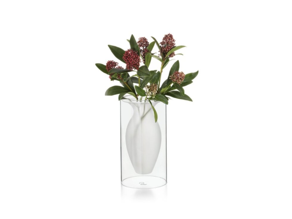 Skleněná designová váza ESMERALDA M 24 cm – Philippi