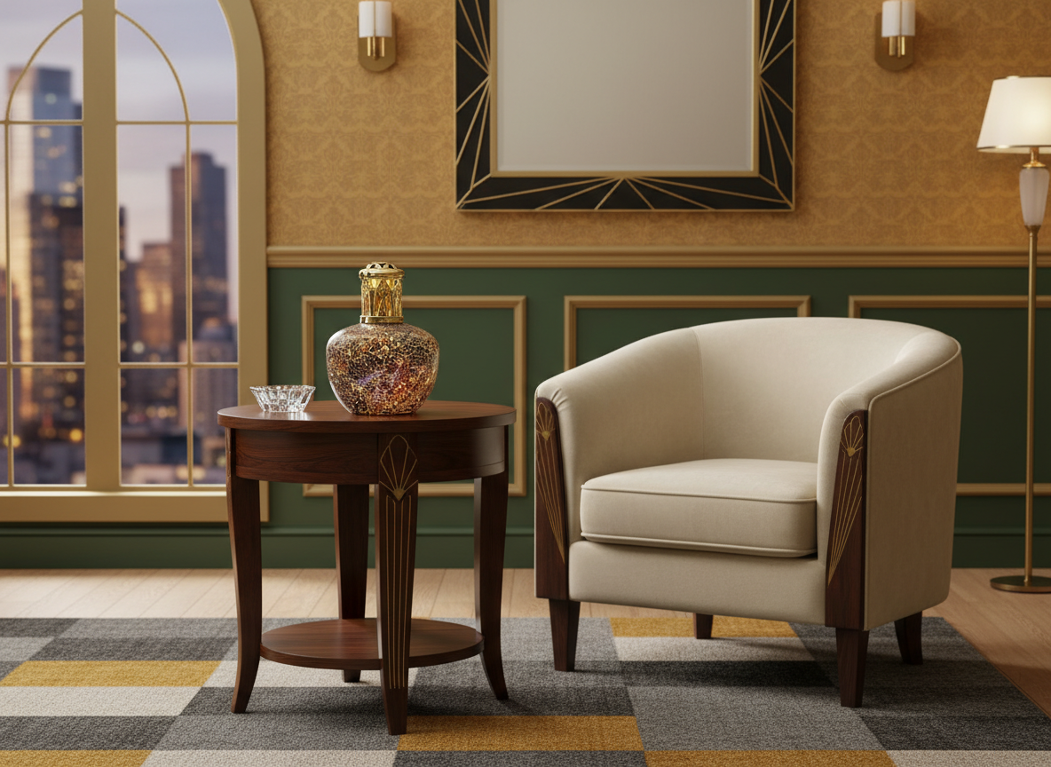 Katalytická lampa TROPICAL SUNSET velká zlatá