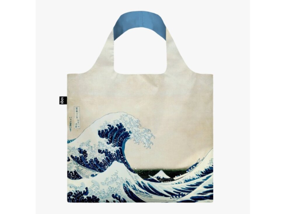 LOQI skládací taška - Velká vlna - KATSUSHIKA HOKUSAI