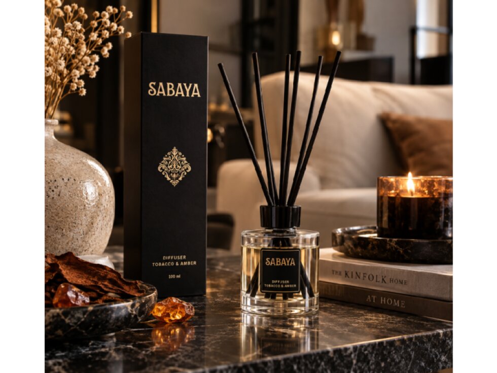 Aroma difuzér TOBACCO & AMBER 100 ml – SABAYA