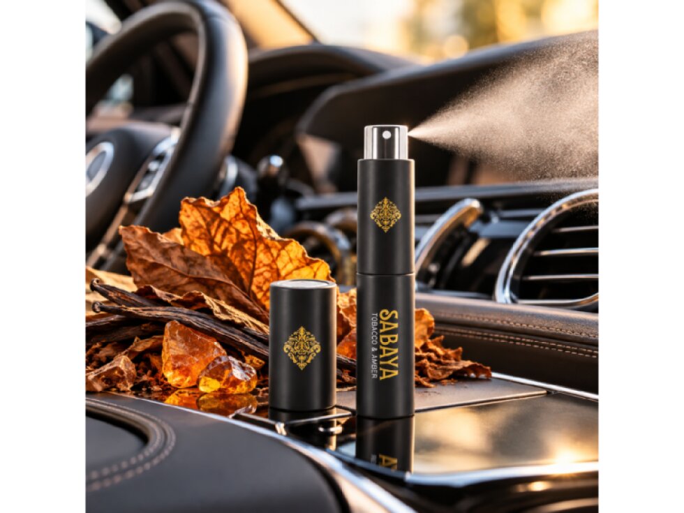 Vůně do auta ve spreji TOBACCO & AMBER 10 ml – Sabaya