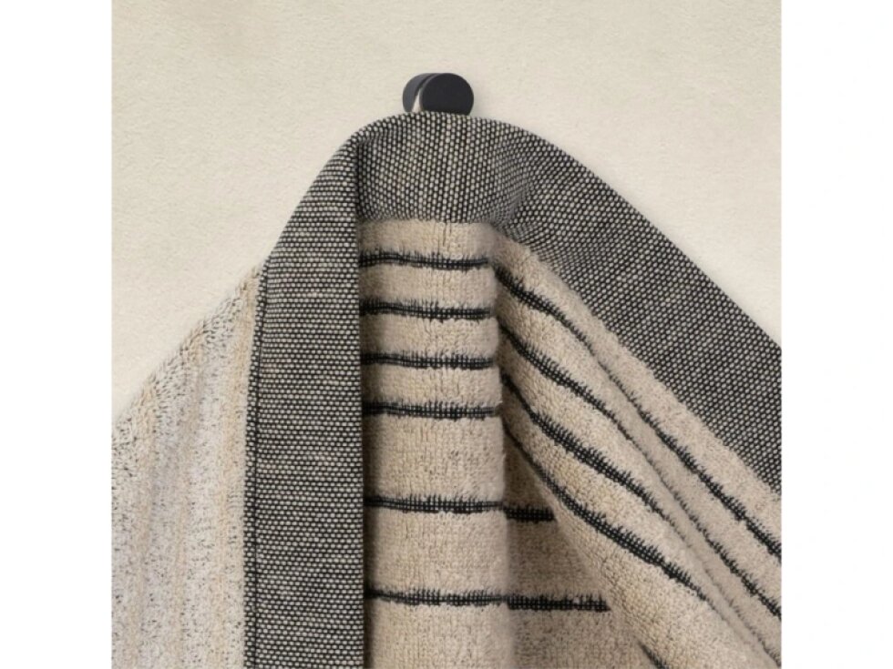 EDEN ručník 50 x 100 cm pruhy nature/black