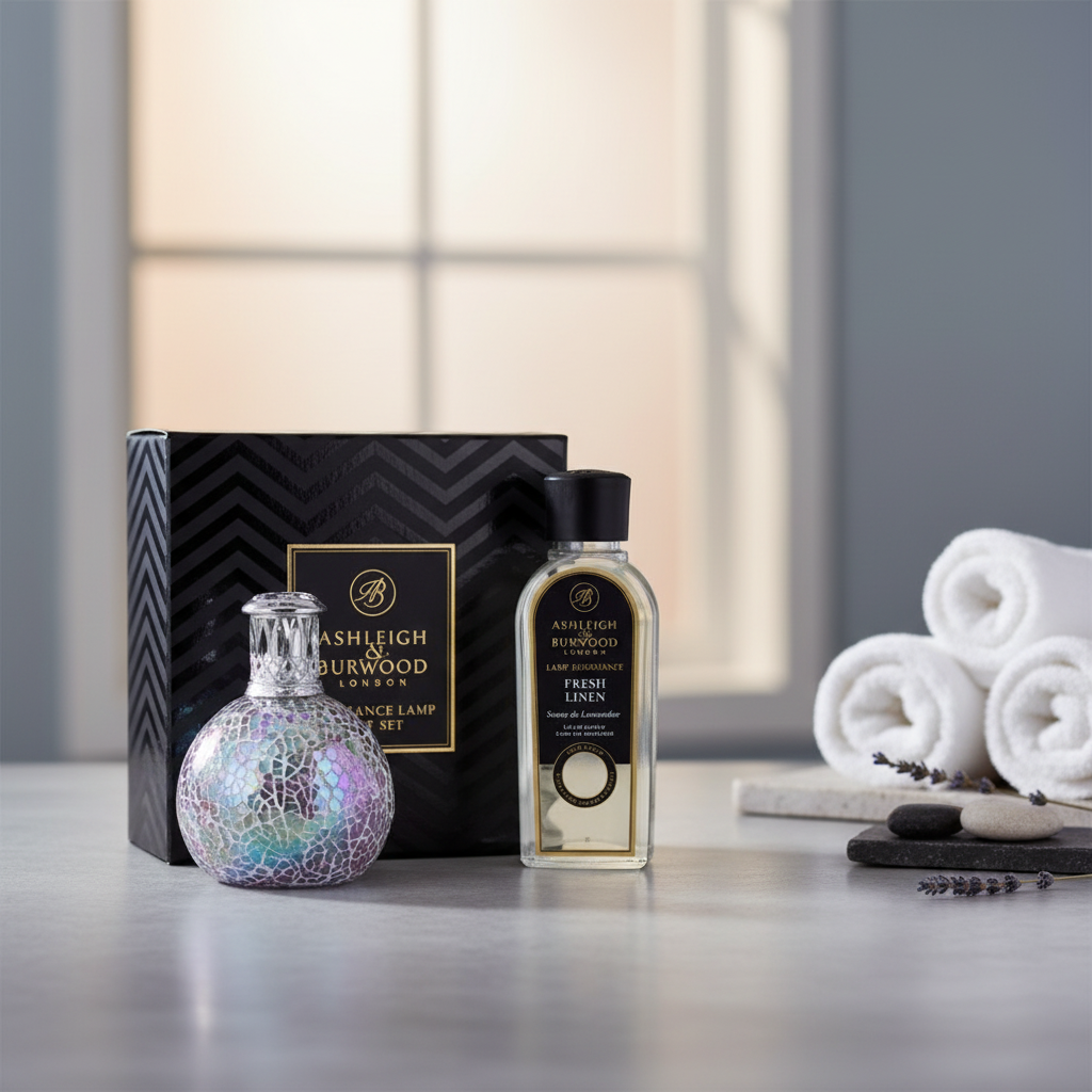 Katalytická lampa FAIRY BALL s vůní FRESH LINEN 250 ml malá