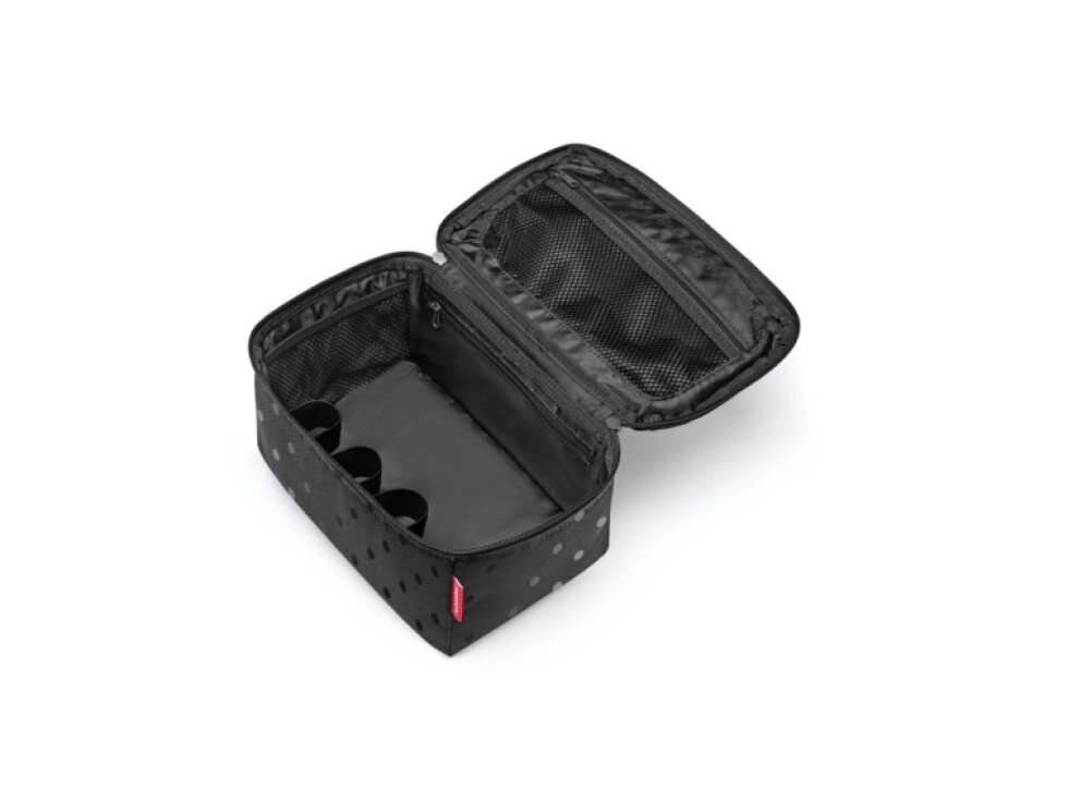 Reisenthel Beautycase glossy dots black – kosmetický kufřík 4 l