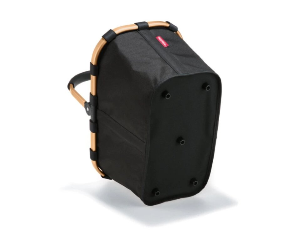 Stylový nákupní košík Reisenthel CARRYBAG zlatá/černá, 22L
