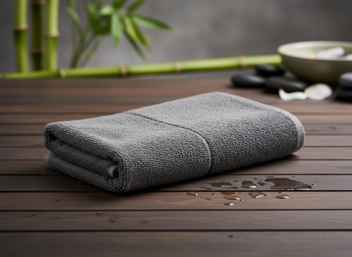 Bambusový ručník 50 x 100 cm stone