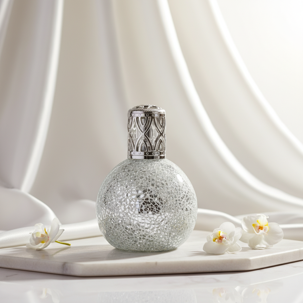 Katalytická lampa PARADISO velká stříbrná