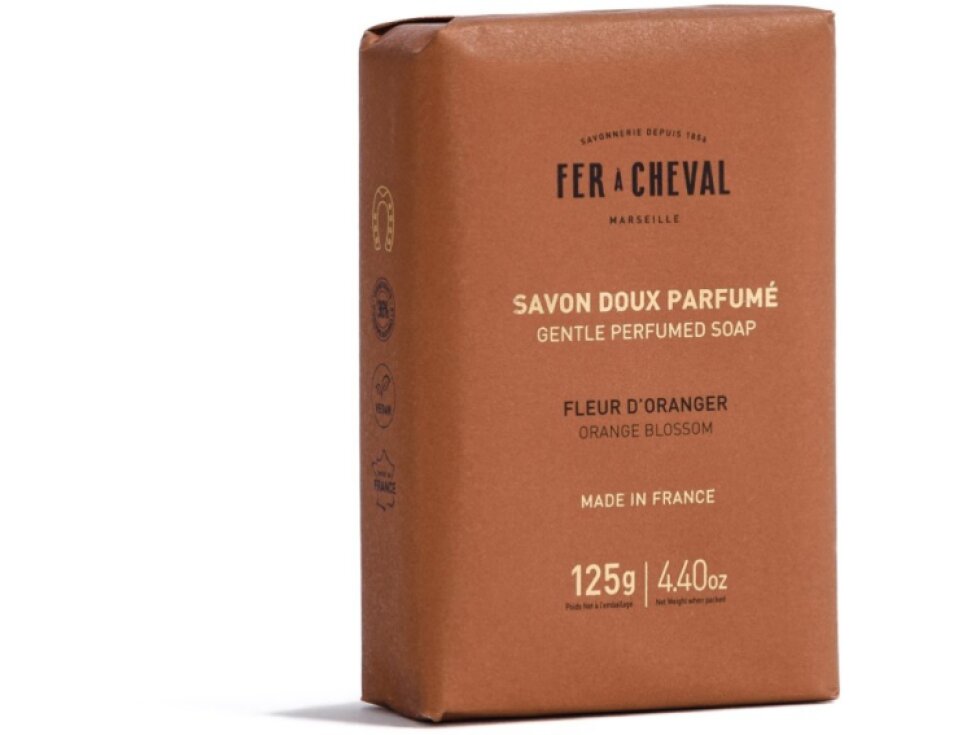 FER À CHEVAL Orange Blossom jemné marseillské mýdlo 125 g