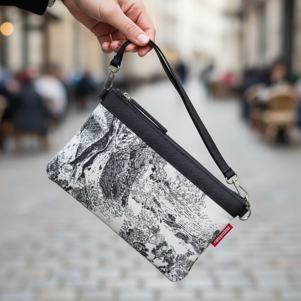 Reisenthel Mini Pouch: Šedočerné Voděodolné Psaníčko