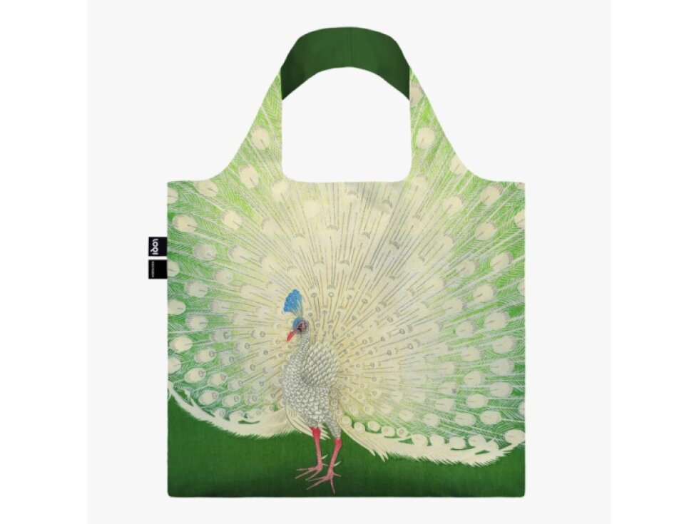 LOQI skládací taška - Museum - Peacock - OHARA KOSON