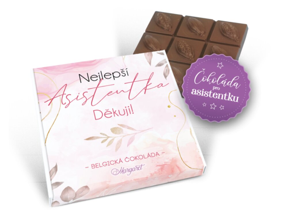 Luxusní belgická čokoláda 90 g – Nejlepší Asistentka