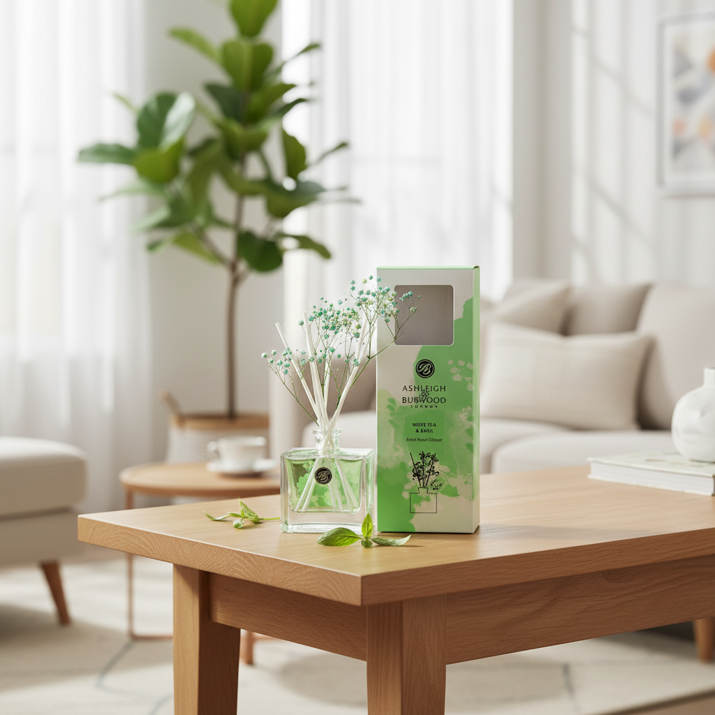 Difuzér LIFE IN BLOOM - WHITE TEA & BASIL 150 ml