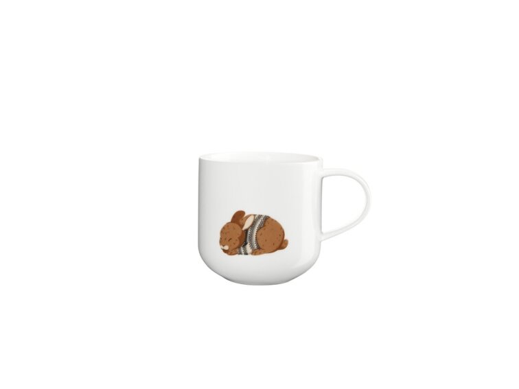 Porcelánový hrnek COPPA WINTER ANIMALS králík 400 ml ASA Selection