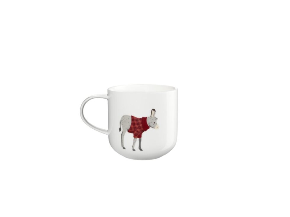 Porcelánový hrnek COPPA WINTER ANIMALS Osel 400 ml ASA Selection