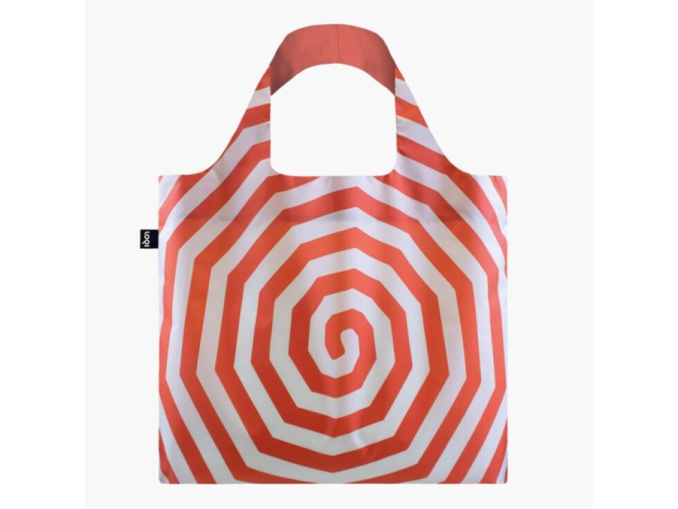 LOQI Skládací Taška Spirals Red - Louise Bourgeois