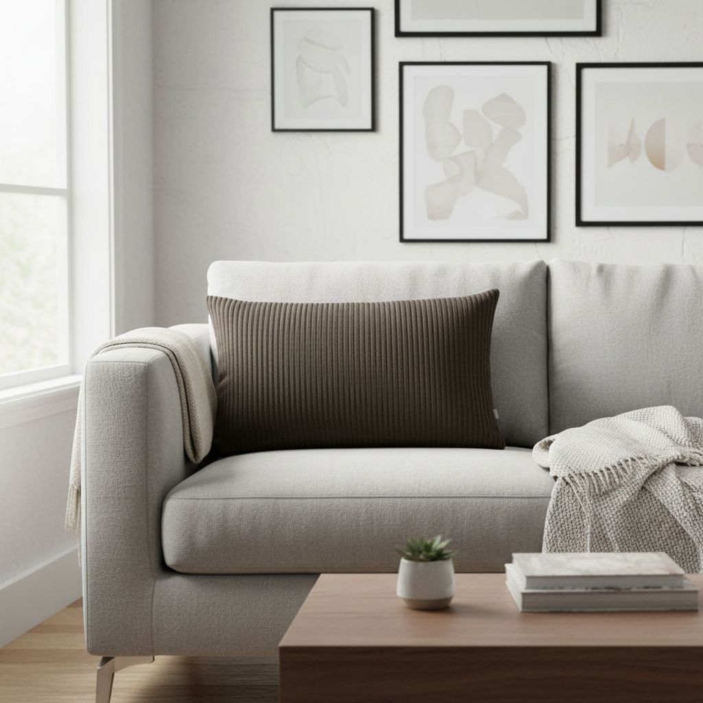 Povlak na polštář KING 40 x 60 cm hnědý