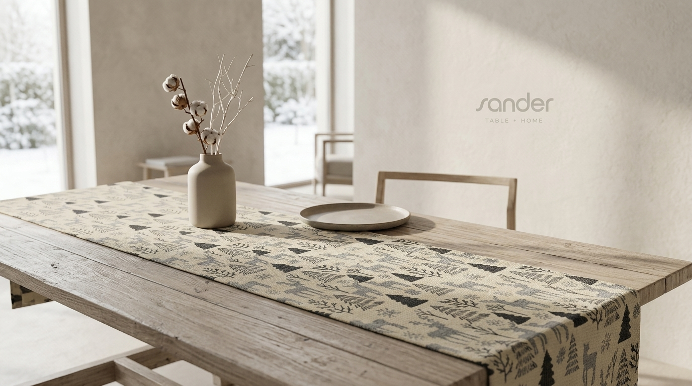 Vánoční běhoun na stůl FALUN 40 × 100 cm – Sander