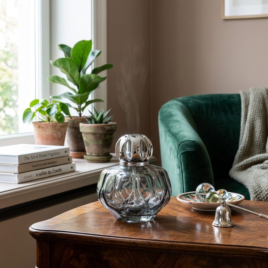 Katalytická lampa Rosalie 310 ml zelená – Maison Berger Paris