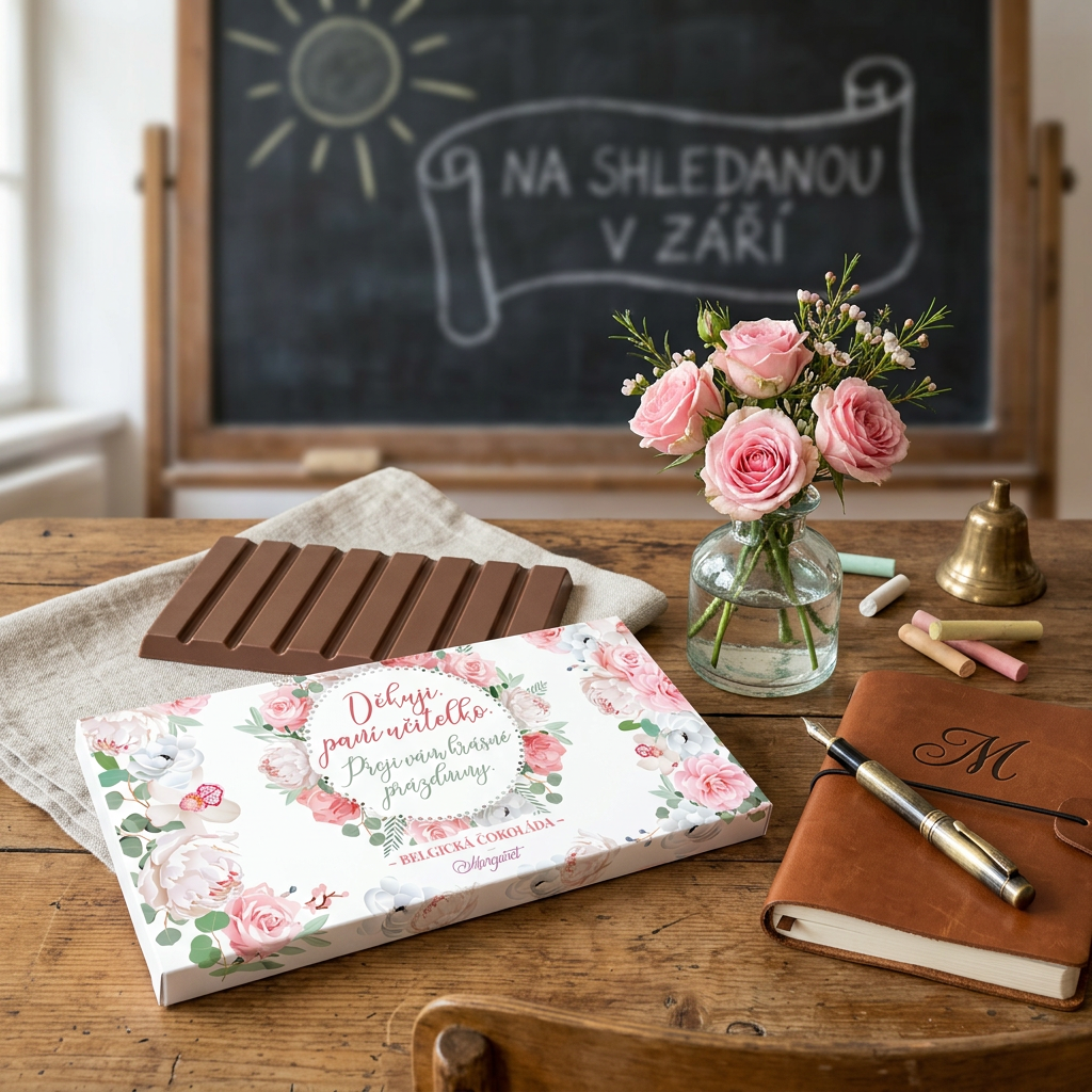 Dárková belgická čokoláda Margaret 240 g