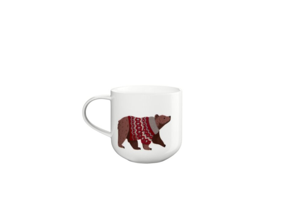 Porcelánový hrnek COPPA WINTER ANIMALS medvěd 400 ml ASA Selection