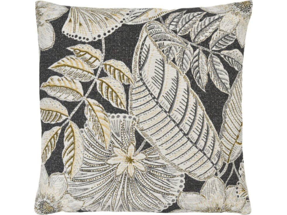 Povlak na polštář SHEYLA 50 x 50 cm, béžový/šedý