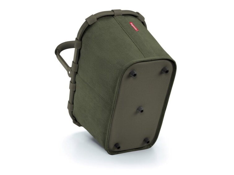 Reisenthel Carrybag Cord Dark Matcha – nákupní košík 22 l