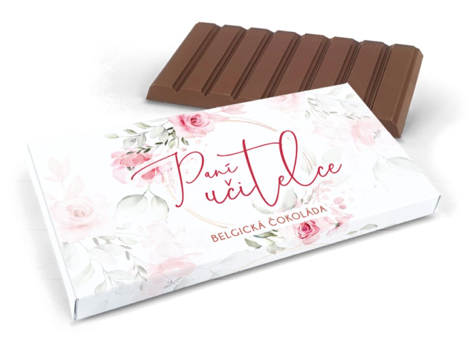 Dárková belgická čokoláda 240 g Margaret - Paní učitelce