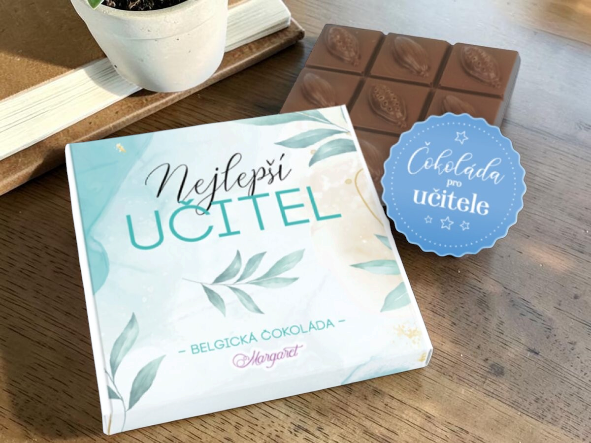 Belgická mléčná čokoláda 90 g - Dárek pro učitele