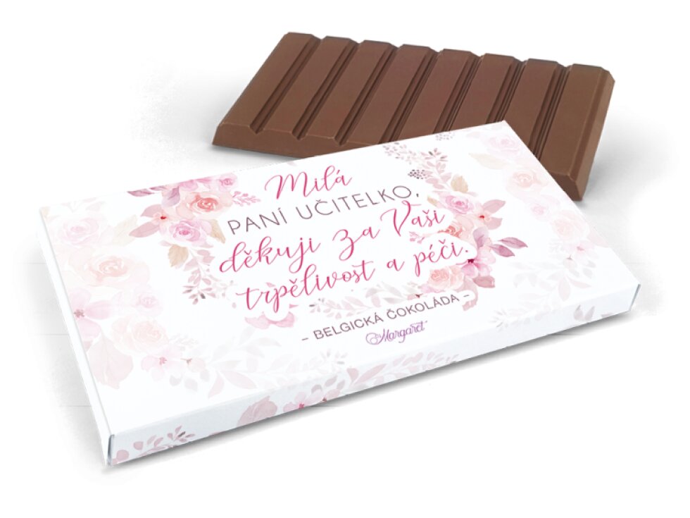 Dárková belgická čokoláda Margaret 240g