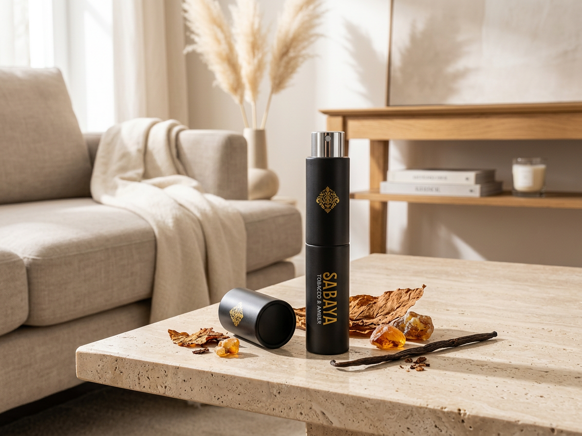 Vůně do auta ve spreji TOBACCO & AMBER 10 ml – Sabaya