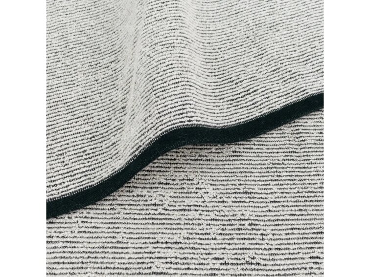 Möve EDEN proužkovaný ručník 50 × 100 cm, Nature/Black