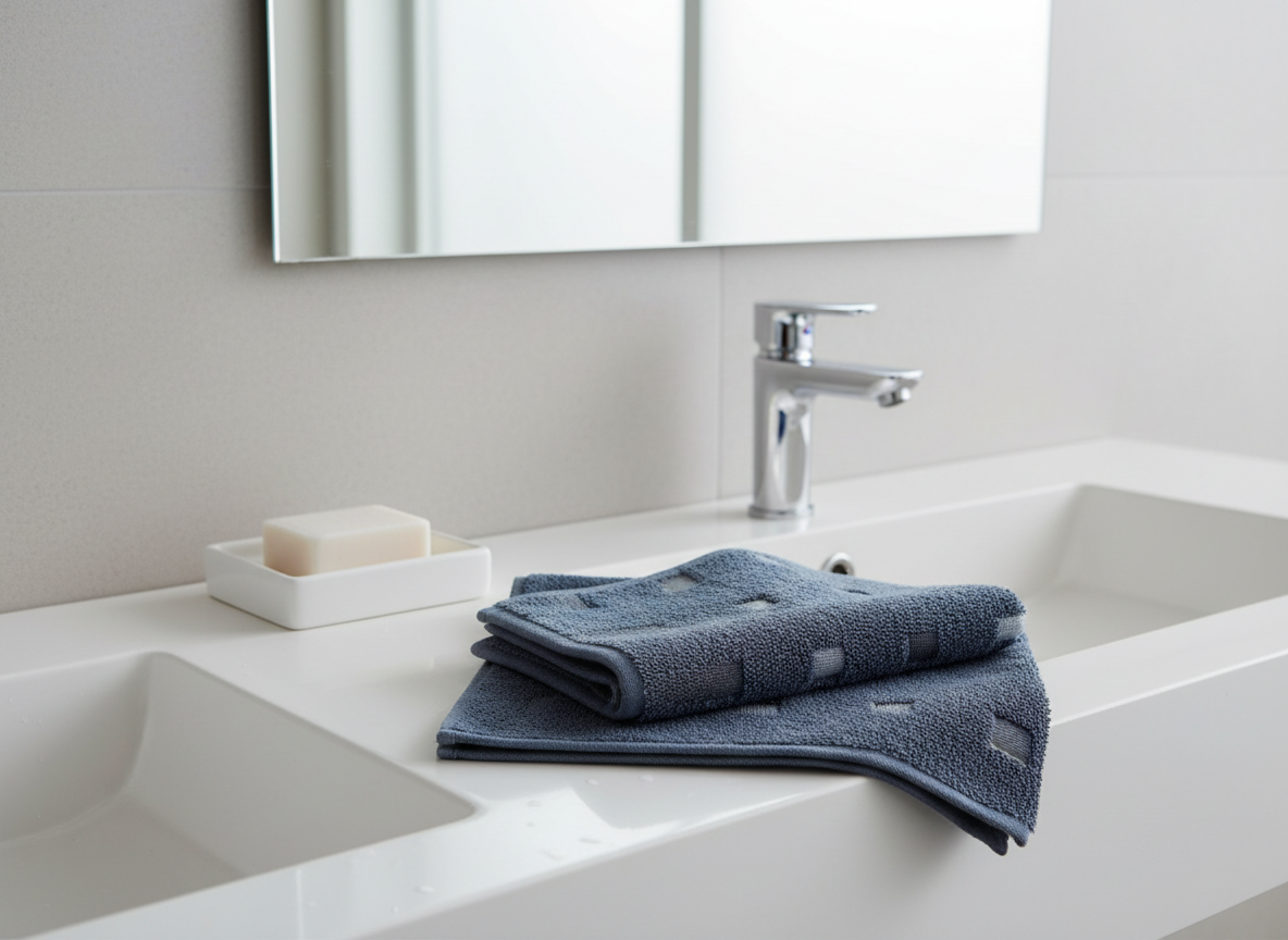 Ručník QUATTRO antracit 50x100 cm FRAMSOHN