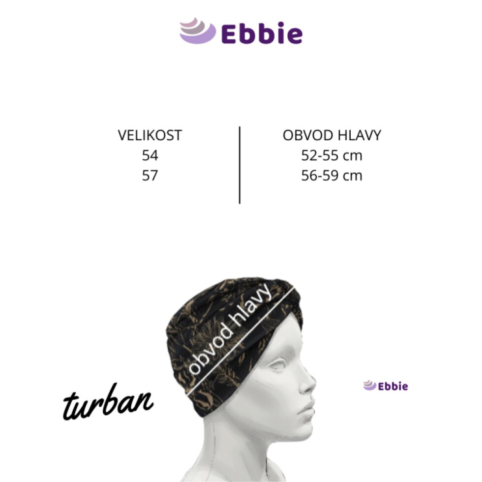 Bavlněný turban-style - SILVA