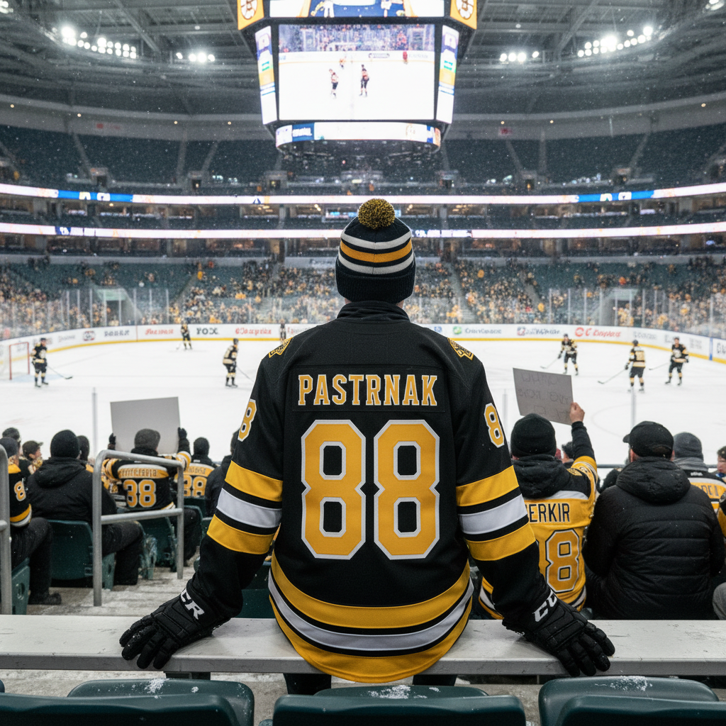 Pánský dres David Pastrnak #88 Boston Bruins NHL Home Breakaway Jersey