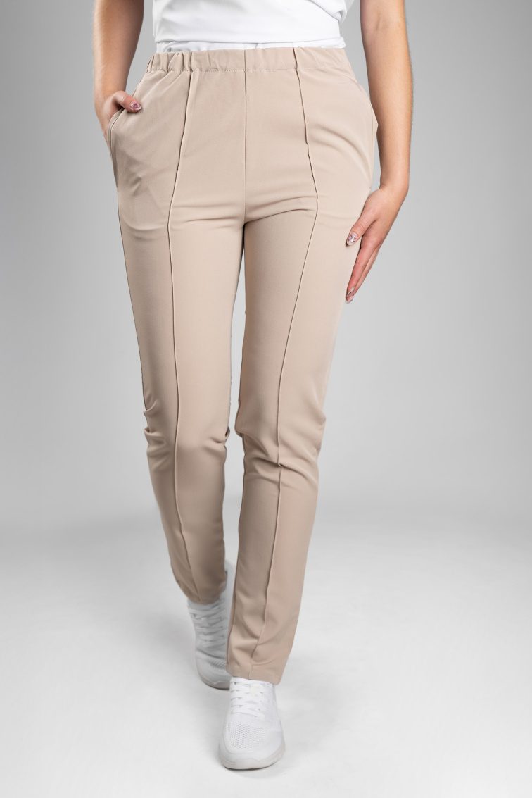 Zdravotnické kalhoty INFINITE Flex Mary Stretch - béžové