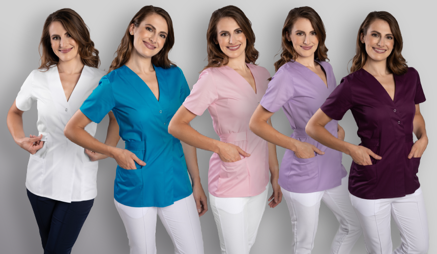 Zdravotnická halena INFINITE Flex Florence - fialová