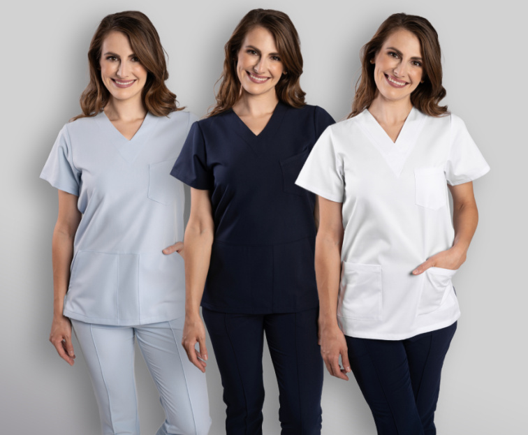 Zdravotnická halena INFINITE Flex Rita Stretch - modrá