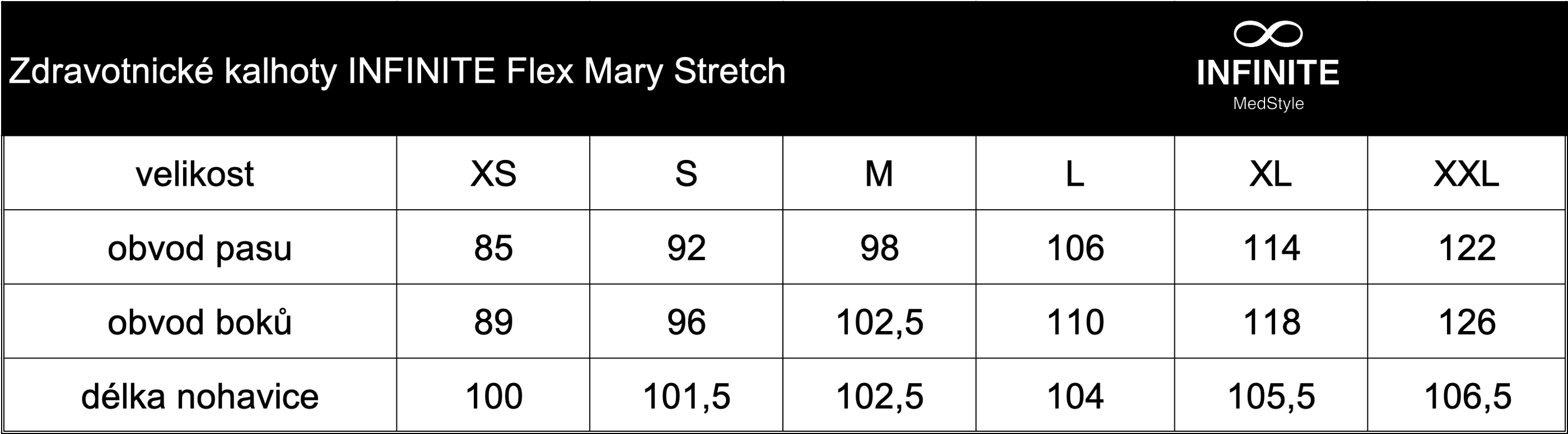 Zdravotnické kalhoty INFINITE Flex Mary Stretch - modré