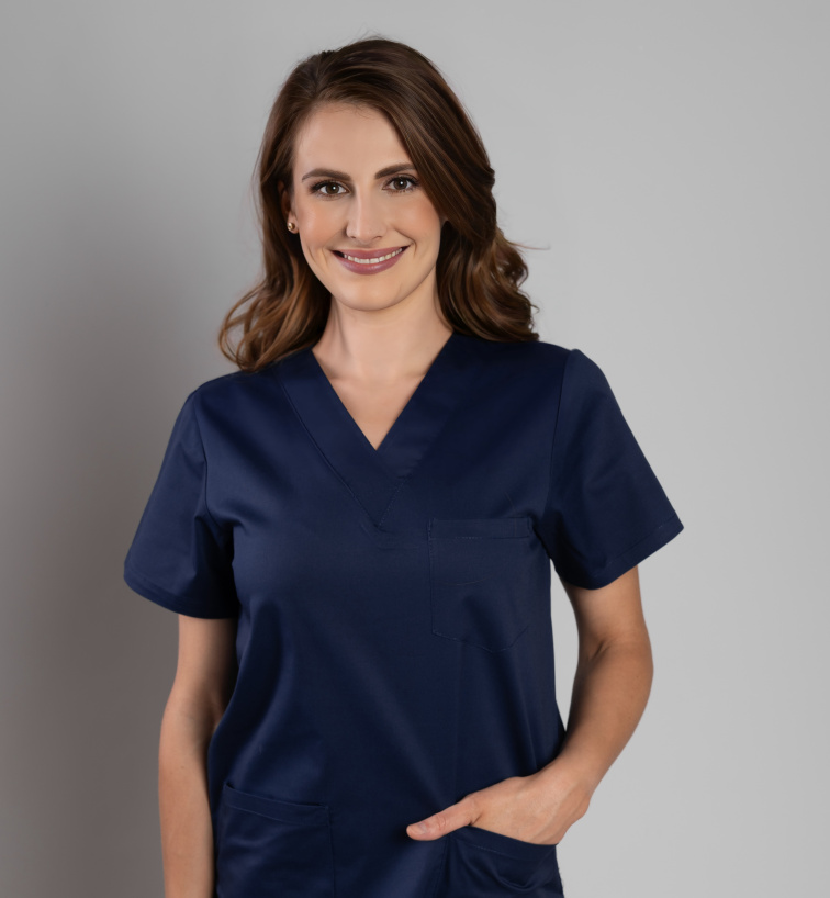 Zdravotnická halena INFINITE Flex Virginia - tmavě modrá