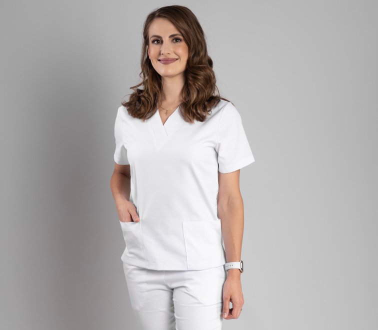 Kalhoty INFINITE Essentials dámské - bílé