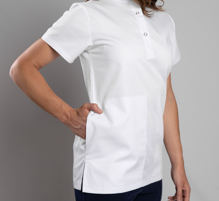 Zdravotnická halena INFINITE Flex Elizabeth - bílá