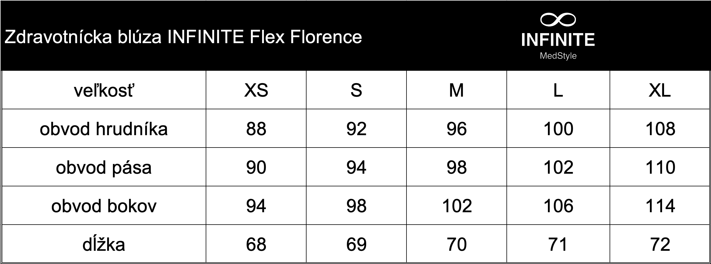 Zdravotnická halena INFINITE Flex Florence - tmavě fialová